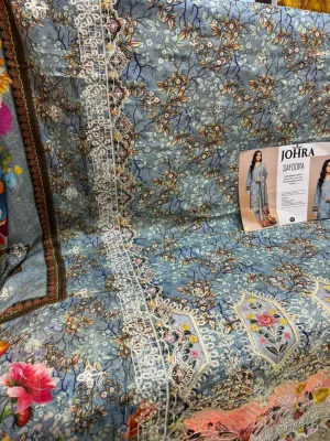 Swizz Lawn Embroidered 3-Piece